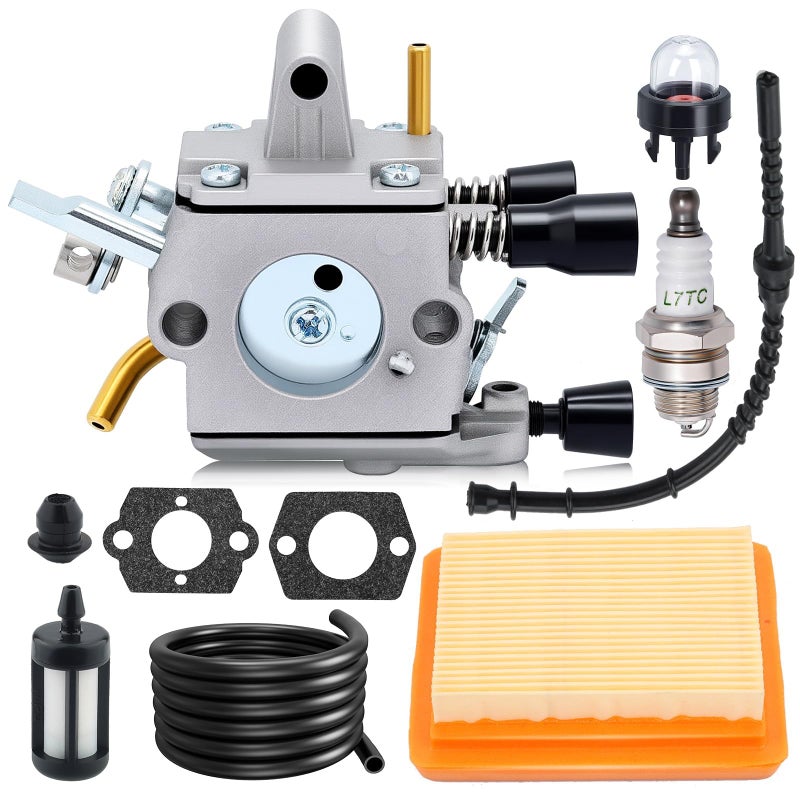 Hipa FS250 Carburetor for STHIL FS120 FS 250 FS200 FS350 String Trimmer Brushcutter BT120C BT121 Auger Replace 4134 120 0652 C1Q-S161B - Image 1